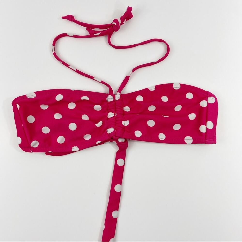 InGear Pink Polkadot Bikini Top Sz S